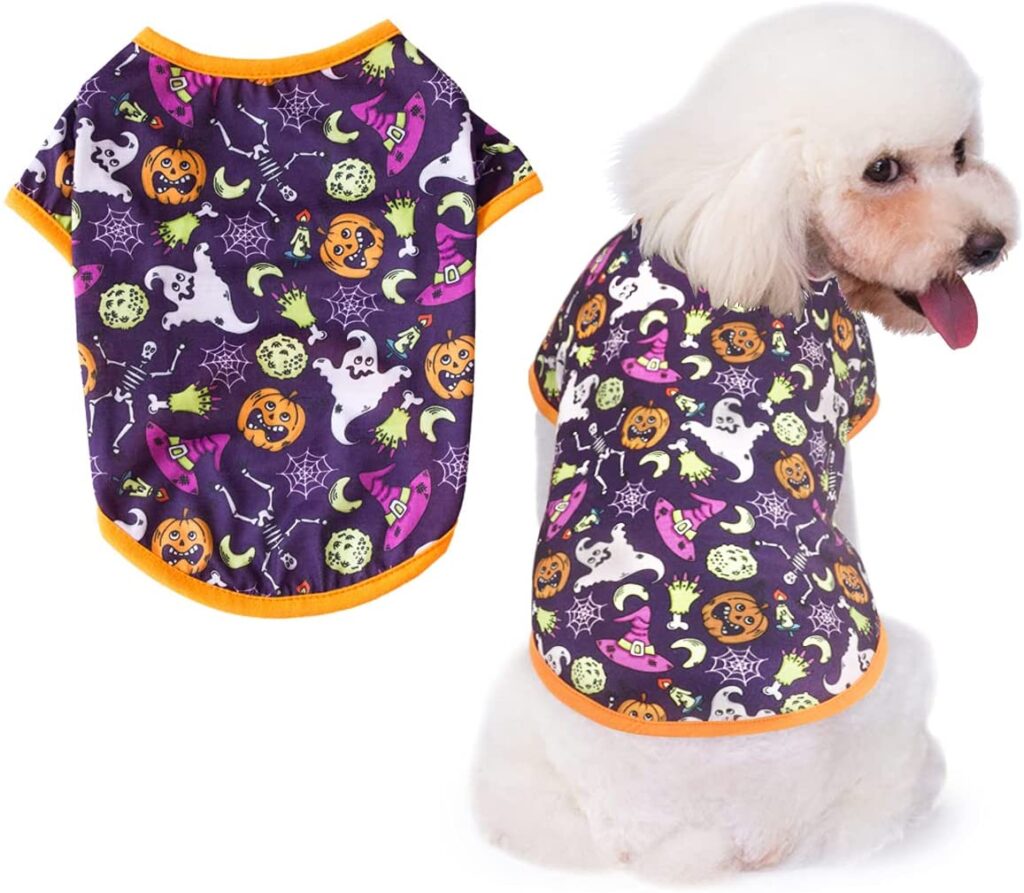 Disfraz camiseta con temas de Halloween